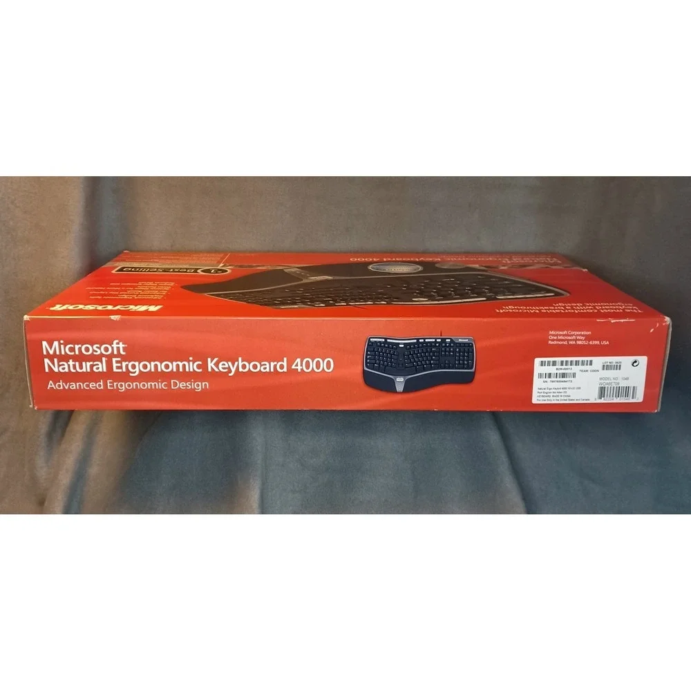 Microsoft Natural Ergonomic Keyboard 4000 Model 1048 **BOX ONLY**‎  NO keyboard